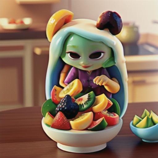 Layered Yogurt Fruit Salad