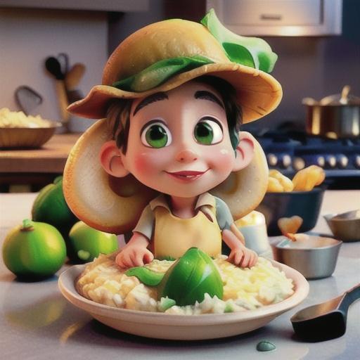 Easy Baked Mushroom & Onion Risotto