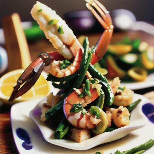 Shrimp Florentine Stir-Fry