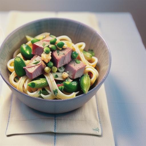 Tuna, fennel and caper spaghetti