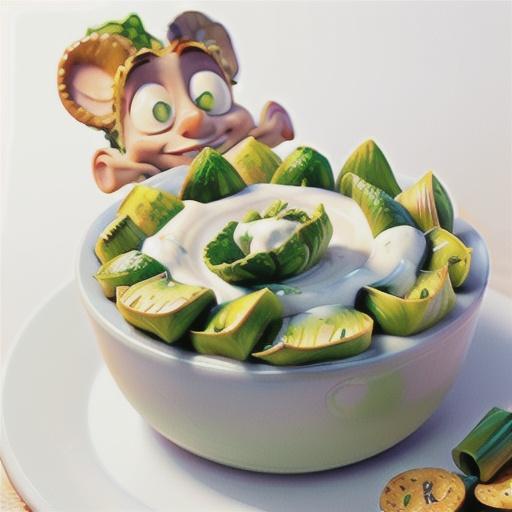 Skinny Spinach Dip with Artichokes