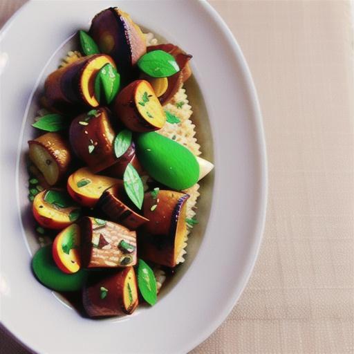 Tunisian spiced lamb with pumpkin couscous