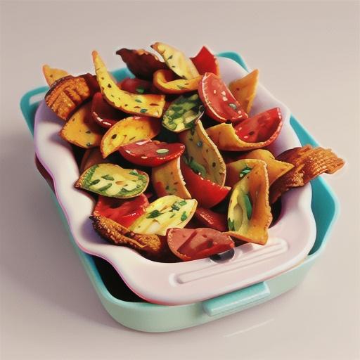 Air Fryer Pepperoni Chips