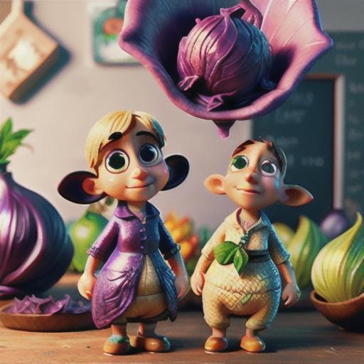 Lamb cutlets with spiced red cabbage