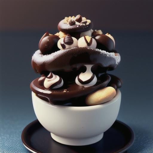 Chocolate and cinnamon puddle puddings