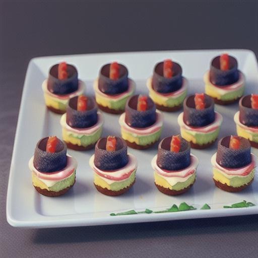 Red, White, and Blue Cheesecake Bites