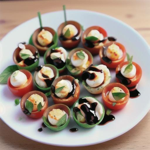 Tomato and Mozzarella Bites