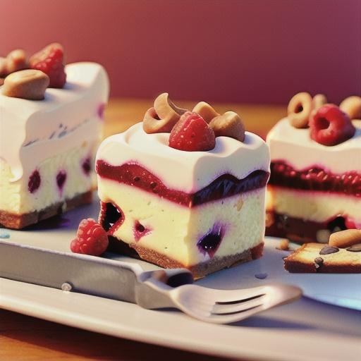 Yogurt Raspberry Cheesecake Bars
