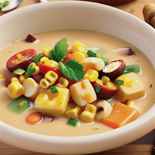 Chunky Corn Chowder (Vegan)
