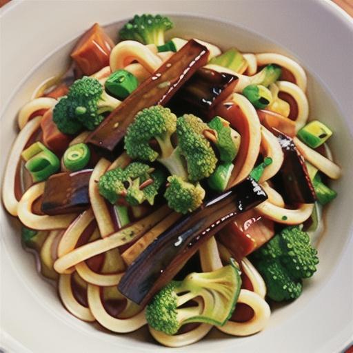 Beef and Broccoli Udon Noodles
