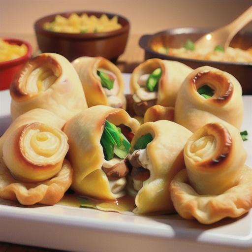 Chicken and Cheese Crescents