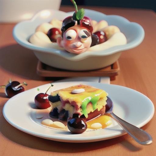 Cherry Dump Pudding Cake