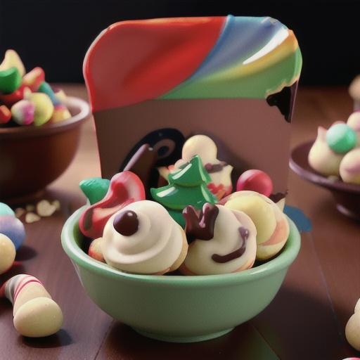 Chocolate Chip Candy Cane Meringue Cookies