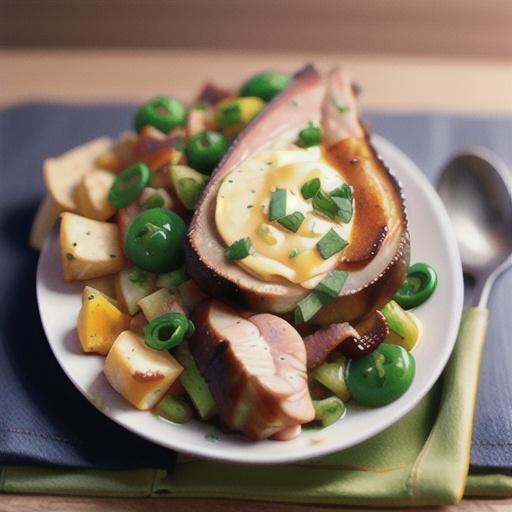 Smothered Chops with Bacon Bits