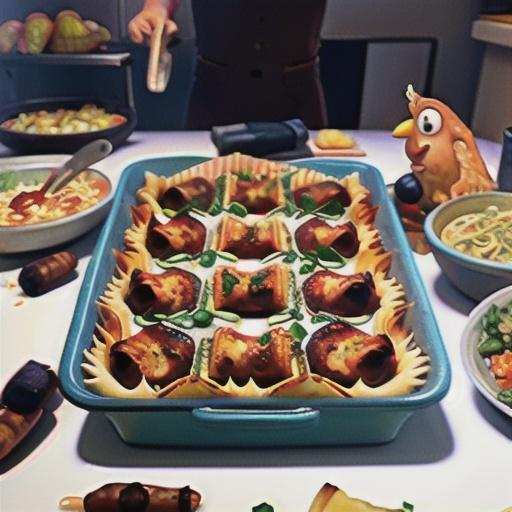 Italian Sausage Ravioli Bake