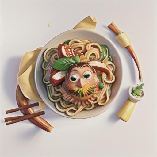 Chicken teriyaki noodles