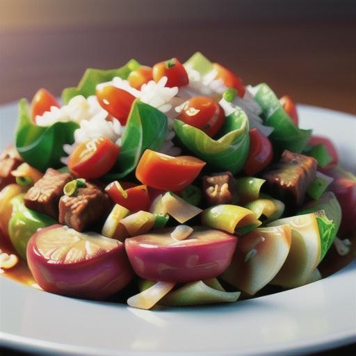 Cajun Cabbage with Rice