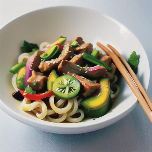Pork & noodle stir-fry