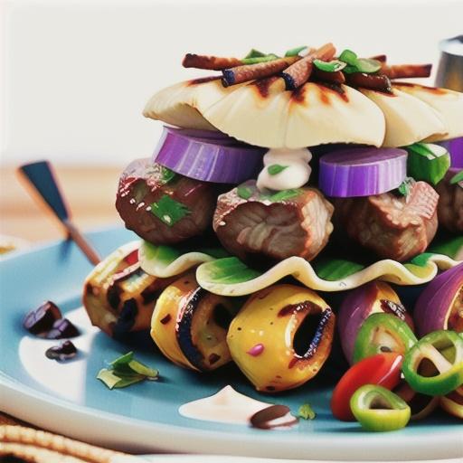 Chermoula beef kebabs with yoghurt dip