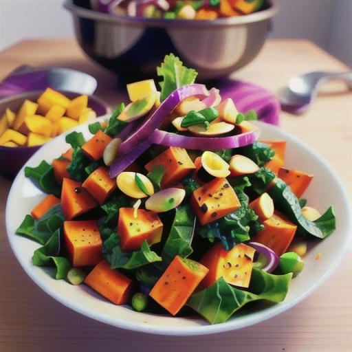 Kale Sweet Potato Salad