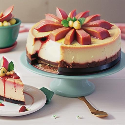 Rhubarb Cheesecake