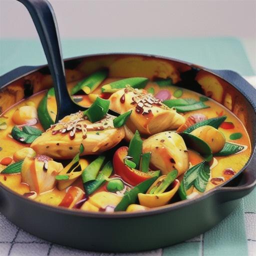 Thai Red Curry Chicken Bake