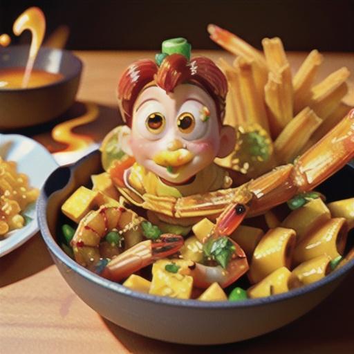 Honey Orange Firecracker Shrimp