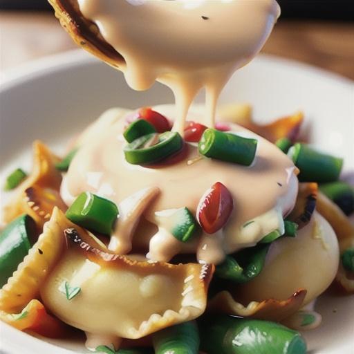 K-Dub's Alfredo Ravioli Bake