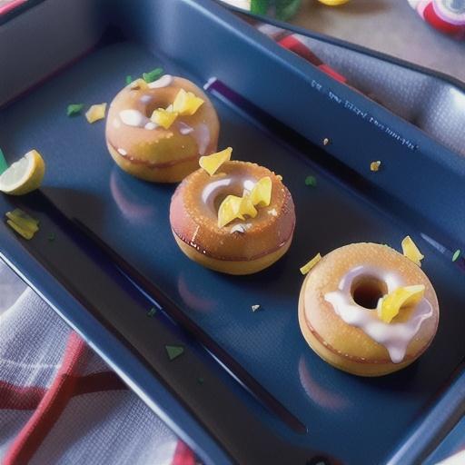 Air Fryer Donut Holes With Lemon Glaze