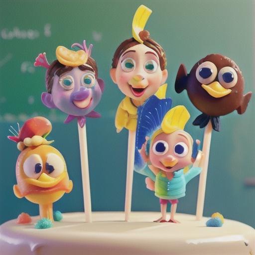 School of Fish Cake Pops