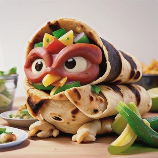 Chicken Freezer Burritos