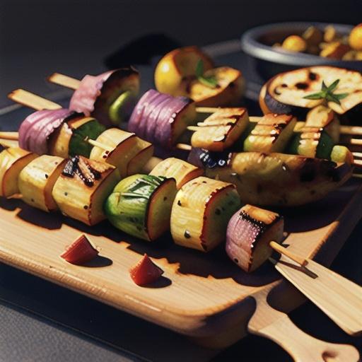 Skewered Grilled Potatoes