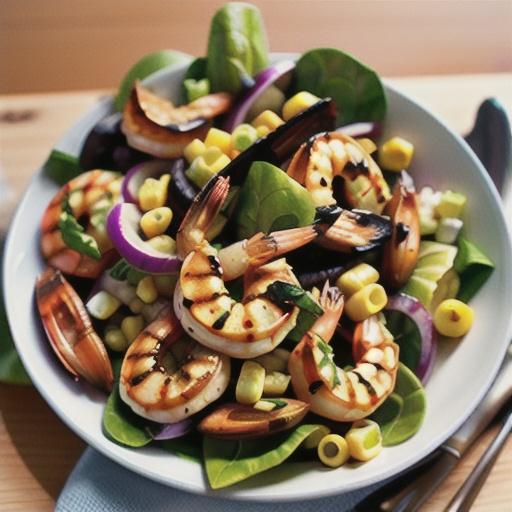 Grilled Southwestern Shrimp Salad