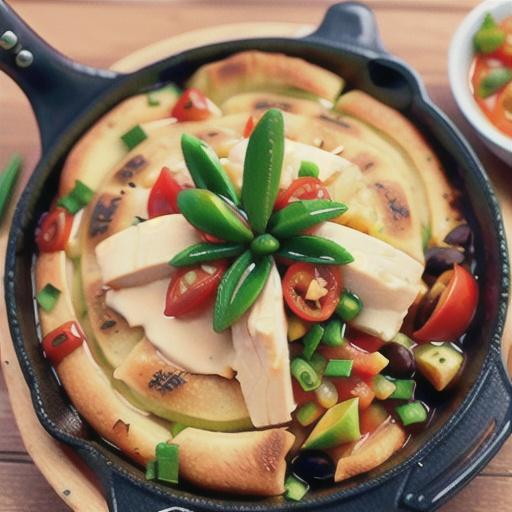 Spicy Tex Mex Chicken Cobbler