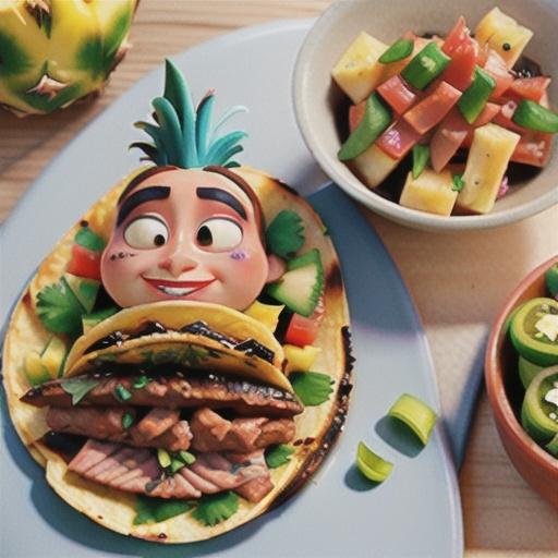 Hawaiian SPAM Tacos with Pineapple