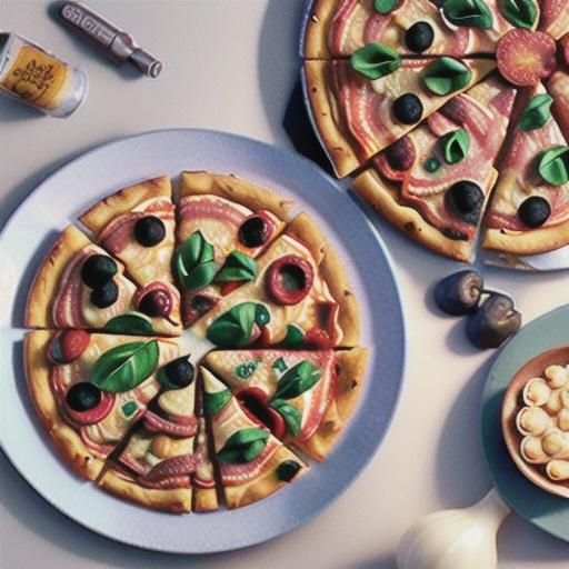 Bacon-Artichoke Cauliflower Pizza