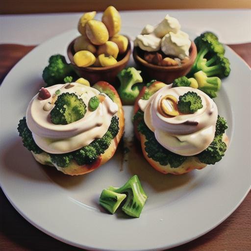 Pecan Chicken Breasts Stuffed with Cream Cheese and Broccoli