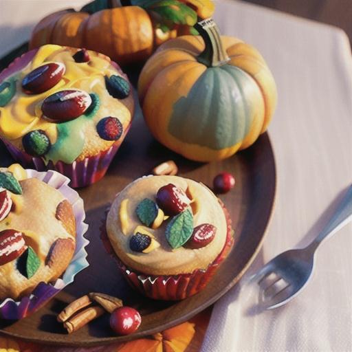 Pumpkin-Cranberry Muffins