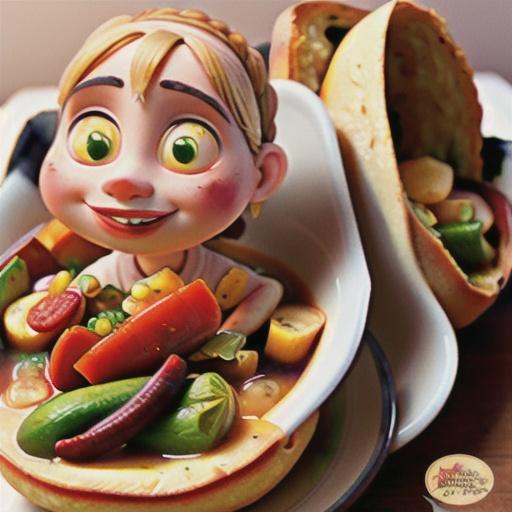 Vegetable Chowder in Bread Bowls