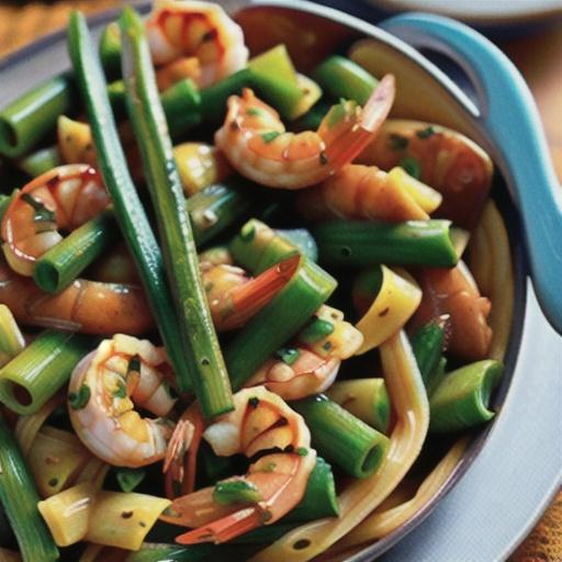 Shrimp Pasta Primavera