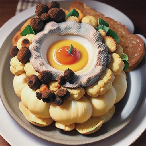 Cheesy Stuffed Cauliflower