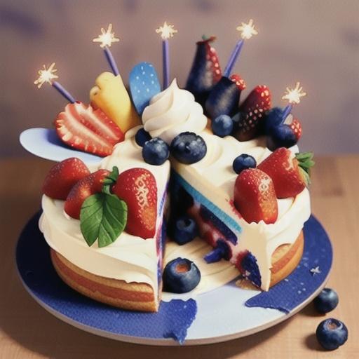 Stars and Stripes Grand Finale Cake