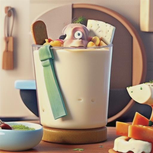 Dilled Yogurt Cheese