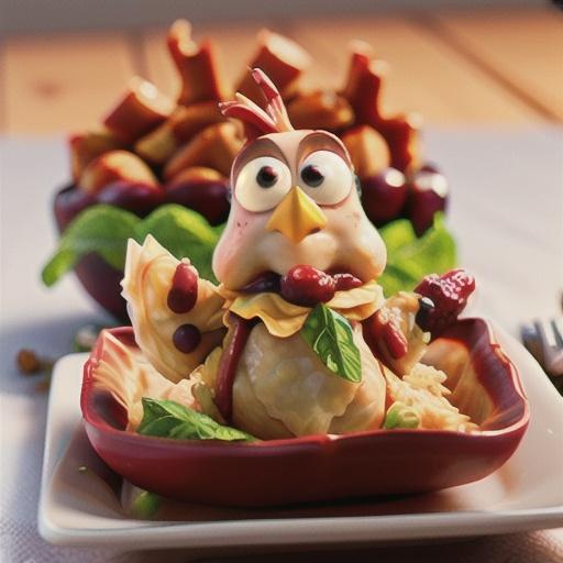 Cranberry Chicken Phyllo Cups