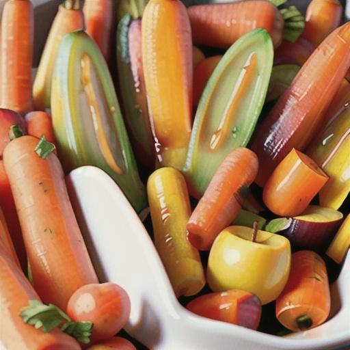 Maple-Glazed Carrots and Apples