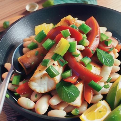 Salsa Cod with White Beans