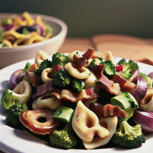 Tortellini Bacon Broccoli Salad