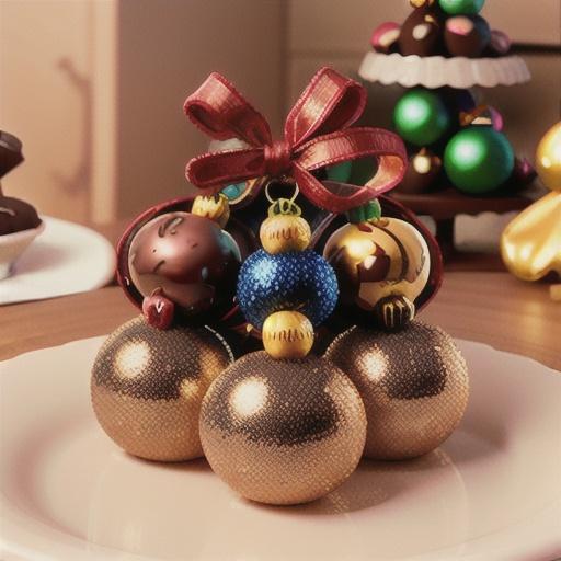 Chocolate baubles