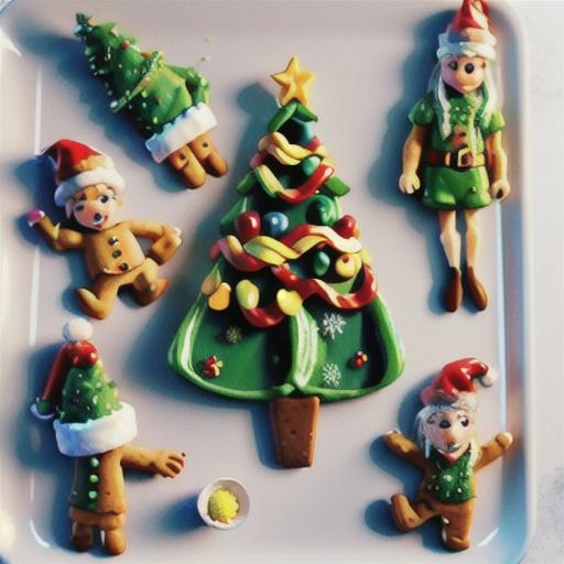 Christmas tree shortbread recipe