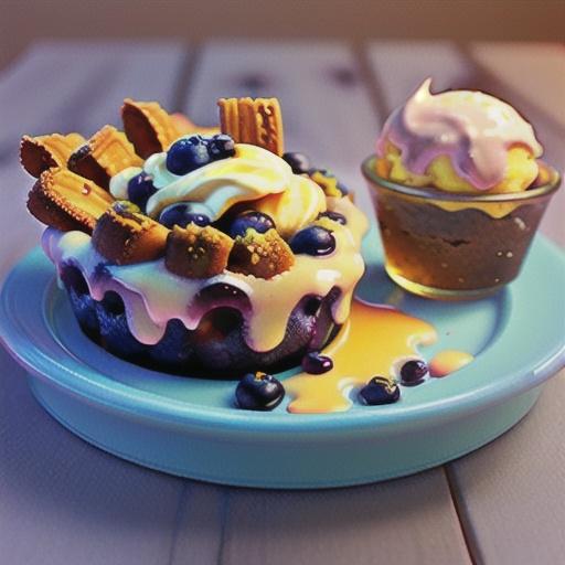 Yummy Blueberry Cobbler